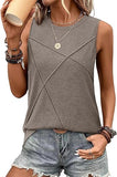 Load image into Gallery viewer, Women's Sleeveless Summer Crewneck Loose Fit Tank Tops