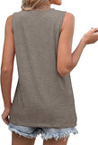 Load image into Gallery viewer, Women's Sleeveless Summer Crewneck Loose Fit Tank Tops